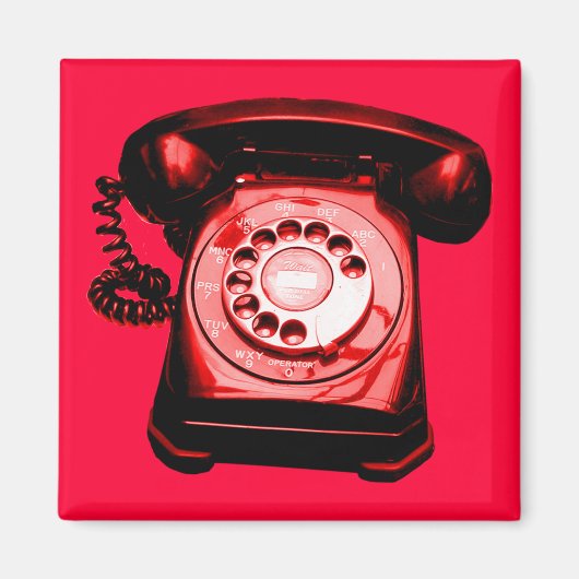 Hotline Red Magnet (Vorne)