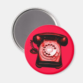 Hotline Red Magnet (Vorderseite/Rückseite)