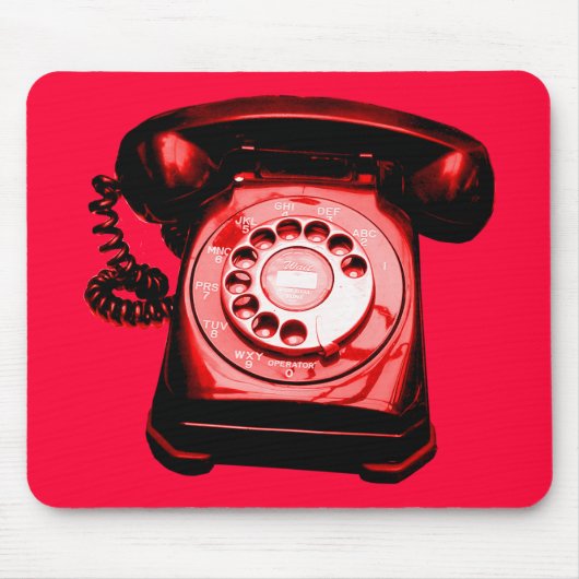 Hotline Red Mousepad (Vorne)