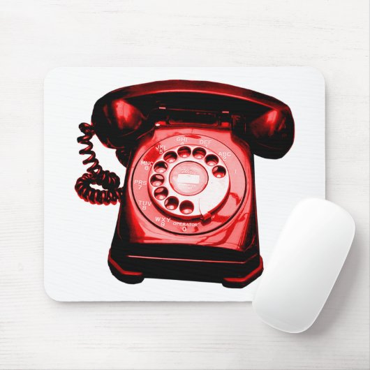 Hotline Red Mousepad (Mit Mouse)