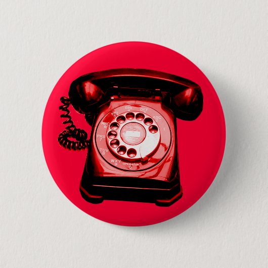 Hotline Rot Button (Vorderseite)