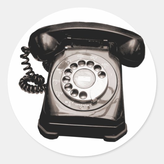 Hotline Runder Aufkleber (Vorderseite)