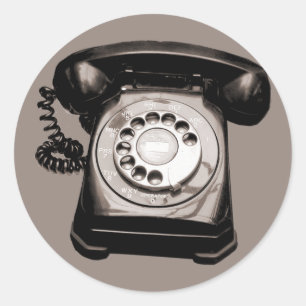 Hotline Runder Aufkleber