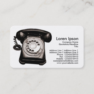Hotline Visitenkarte