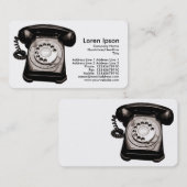 Hotline Visitenkarte (Vorne/Hinten)