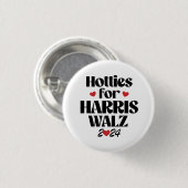 Hotlines für Harris Walz Button (Vorne & Hinten)