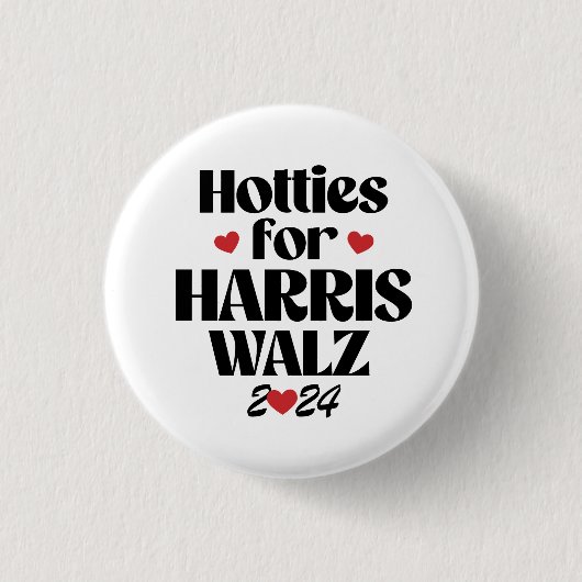 Hotlines für Harris Walz Button (Vorderseite)