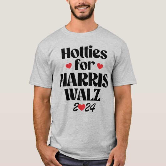 Hotlines für Harris Walz T-Shirt (Vorderseite)