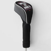 Hotlines für Kamala Harris Golf Headcover (angewinkelt)