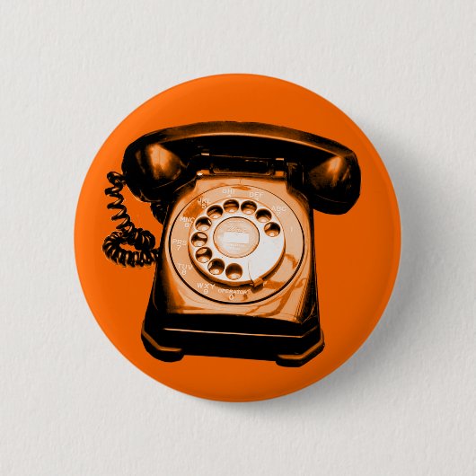 Hotlines-Orange Button (Vorderseite)