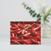 Hotness - Red Hot Chiles Postkarte (Stehend Vorderseite)