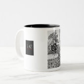 HotOO Carahil in der Waldungskaffee-Tasse Zweifarbige Tasse (Vorderseite Links)