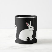Hotot Kaninchen Tasse (Zentrum)