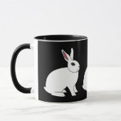 Hotot Kaninchen Tasse (Links)