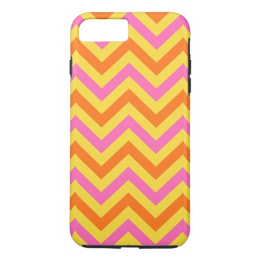 HotPink Pineapple Pumkin LG Chevron ZigZag Pattern Case-Mate iPhone Hülle (Rückseite)