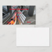 Hotrod-Abgasleitung Visitenkarte (Vorne/Hinten)