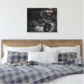 Hotrod Wrapped Canvas Leinwanddruck (Insitu (Schlafzimmer))