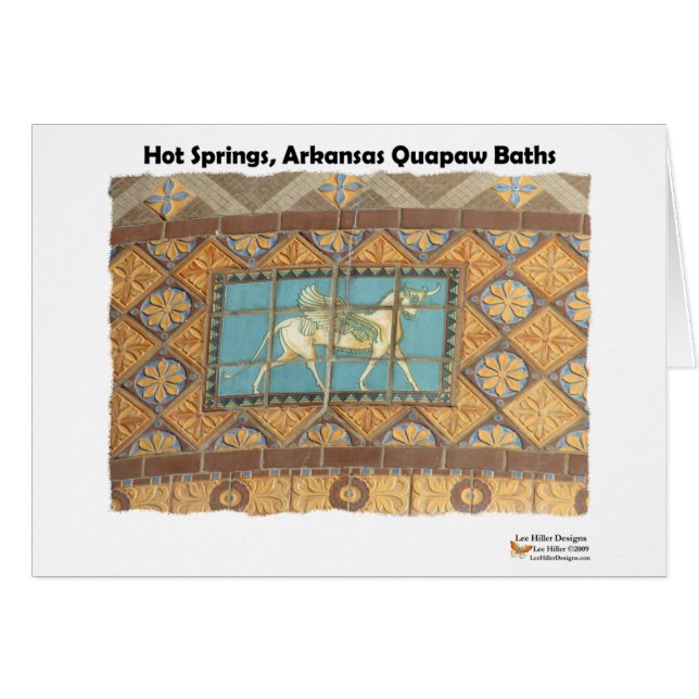 HotSprings, AR Quapaw Dome Tiles II Geschenkartike (Vorderseite (Horizontal))