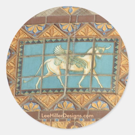 HotSprings, AR Quapaw Dome Tiles II Geschenkartike Runder Aufkleber (Vorderseite)