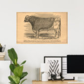 Hotspur, erste Preisausschüttung in Utica, 1863 Poster (Heimbüro)