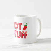 hotstuff klassische weiße Tasse (VorderseiteRechts)