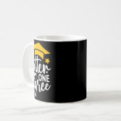 Hotter by one Degree Funny Abschluss 2025 Kaffeetasse (Vorderseite Links)