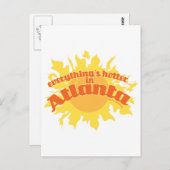 Hotter in Atlanta Postkarte (Vorne/Hinten)