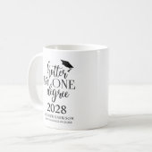 Hotter nach einem Grad | ABSCHLUSS Kaffeetasse (Vorderseite Links)