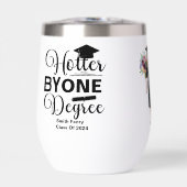 Hotter nach einem Grad Abschluss schwarz-weiß (Vorderseite)