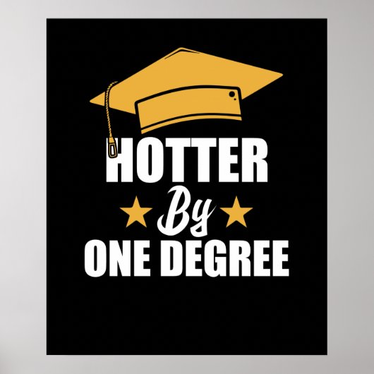 Hotter nach einem Grad an lustiger Studentin Poster (Vorne)