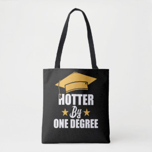 Hotter nach einem Grad an lustiger Studentin Tasche