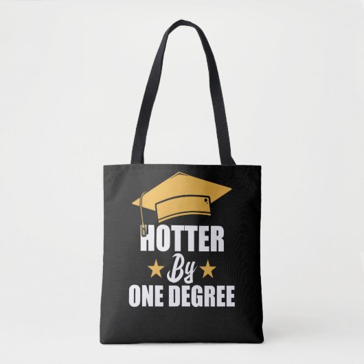 Hotter nach einem Grad an lustiger Studentin Tasche (Vorderseite)