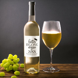 Hotter nach einem Grad | Weinetikett Abschluss