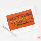 Hotter Than Hell Sticker (Umschlag)