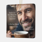 Hottest Cocoa Drinker magazine boyfriend Keramikornament (Links)