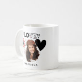 HOTTEST Girlfriend Alert! Foto I Liebe Mein GF Awa Kaffeetasse (Vorderseite Links)