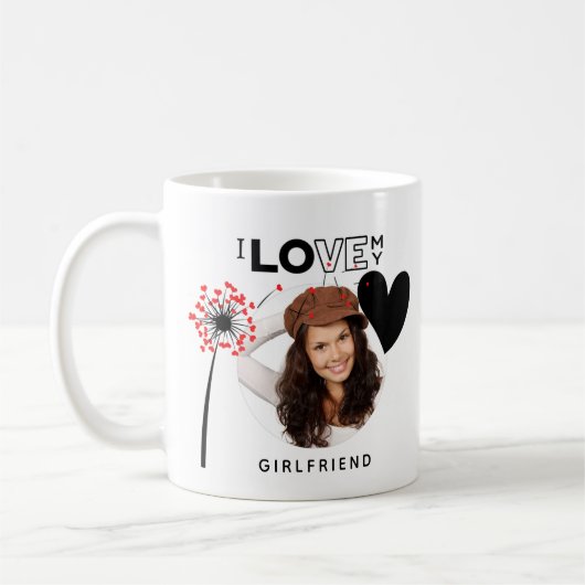 HOTTEST Girlfriend Alert! Foto I Liebe Mein GF Awa Kaffeetasse (Links)