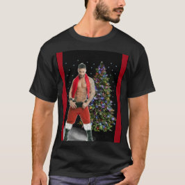 Hottest Hunk Buff Weihnachten T-Shirt