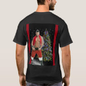 Hottest Hunk Buff Weihnachten T-Shirt (Rückseite)