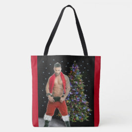 Hottest Hunk Buff Weihnachten Tasche