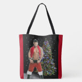 Hottest Hunk Buff Weihnachten Tasche (Rückseite)