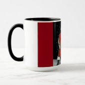 Hottest Hunk Buff Weihnachten Tasse (Links)