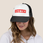 Hottie-Briefmarke Truckerkappe (Beispiel)