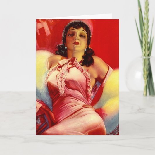 Hottie der 30er Jahre Karte (Vorderseite)