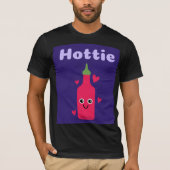 HOTTIE FUNNY HOT SAUCE T - SHIRT (Vorderseite)