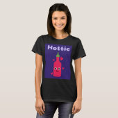 HOTTIE FUNNY PUN HOT SAUCE T - SHIRT (Vorne ganz)