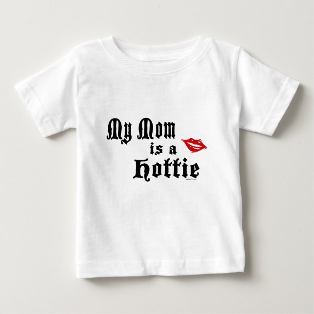 Hottie Mama Baby T-shirt (Vorderseite)