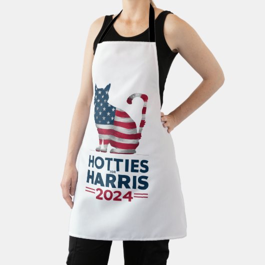 Hotties for Harris 2024 Cat Ladys Kamala Harris Schürze (InSitu)