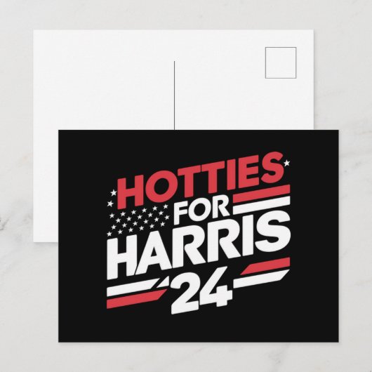 Hotties für Harris 24 Postkarte (Vorne/Hinten)