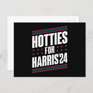 Hotties für Kamala Harris 2024 Postkarte